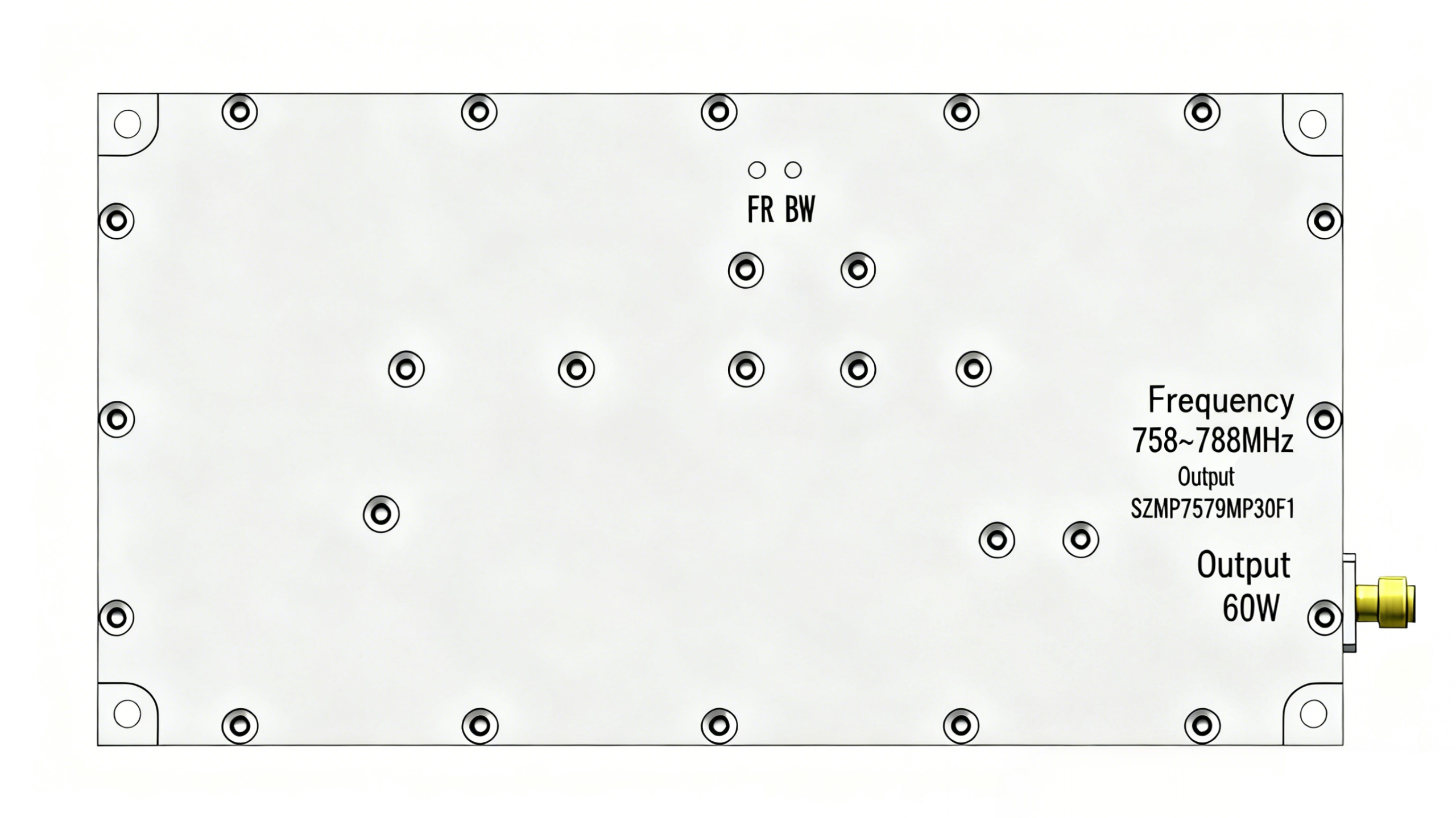 758~788MHz 30W Professional Jamming Module SZMP7579MP30F1